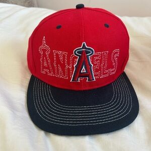 Red and Black Angels Baseball Cap